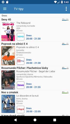 FDb.cz TV KINO PROGRAM screenshot 5