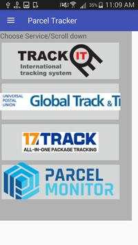 Parcel Tracker 1 تصوير الشاشة
