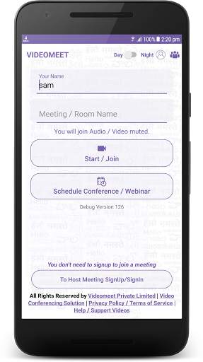 VideoMeet - Video Conference screenshot 2