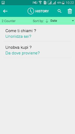 Shona Italian Translator screenshot 4