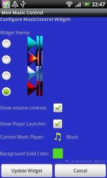 Mini Music Control स्क्रीनशॉट 2