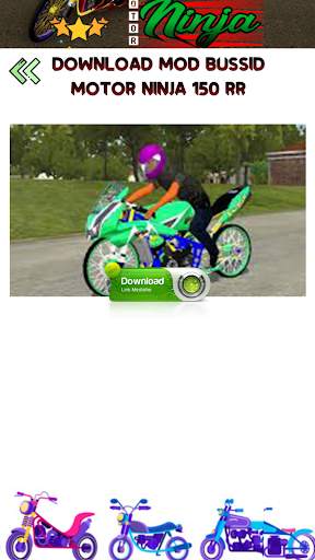 Mod Bussid Motor Ninja screenshot 2