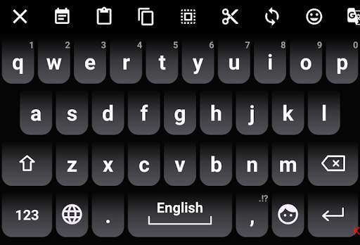 KKeyboard GreyMix Theme скриншот 1