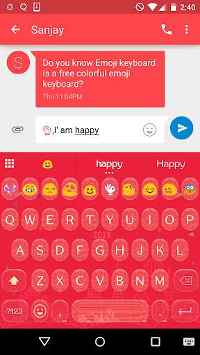 🎊New Year Emoji Keyboard🎉 screenshot 5