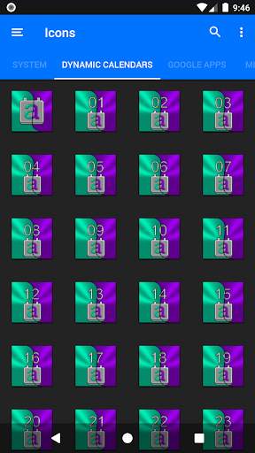 Teal and Purple Icon Pack screenshot 6