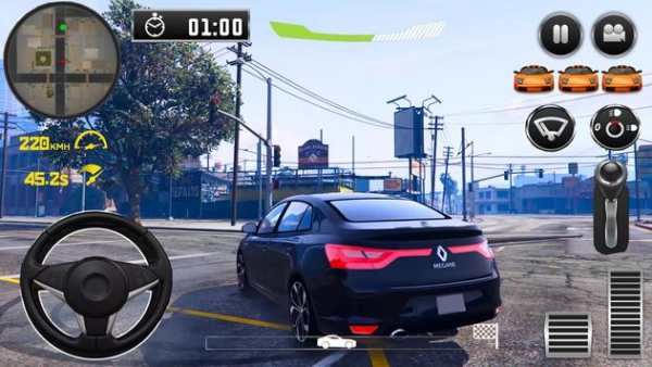 City Driving Renault Car Simulator screenshot 1