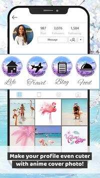 Anime Cover Photo for Ig Highlights screenshot 3