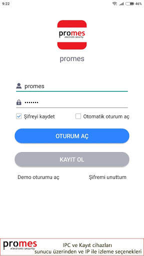 Promes screenshot 1