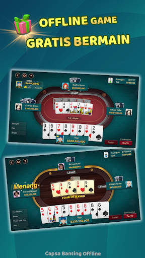Capsa Banting Offline screenshot 1