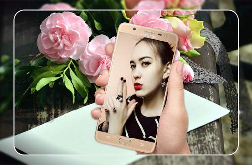 mobile photo frames app - Phone Photo frames screenshot 1