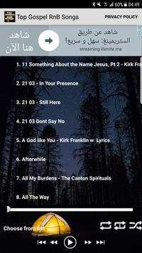 Top Gospel RnB Songs worship screenshot 2