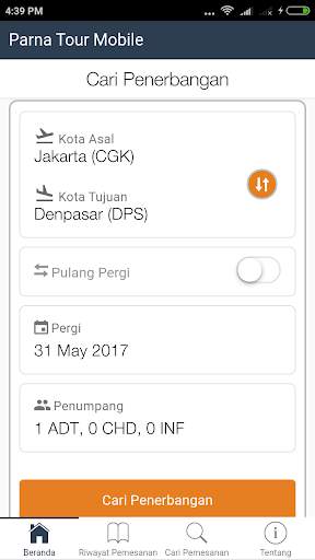 Parna Tiket screenshot 1