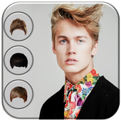 Man Hairstyle Photo Editor आइकन