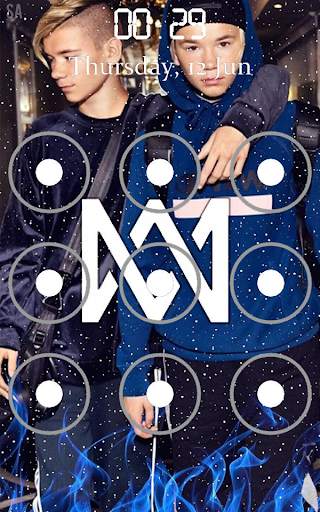 Marcus and Martinus Pattern Lock Screen 4 تصوير الشاشة
