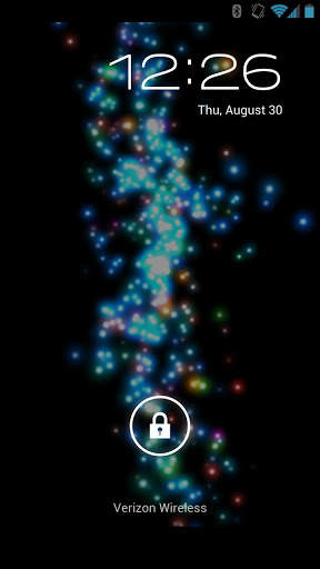 Particle Storm Live Wallpaper screenshot 2