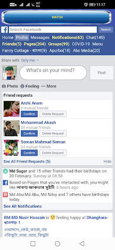 MBASIC - Faster For Facebook screenshot 2