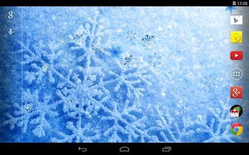 Snowflakes Live Wallpaper screenshot 5