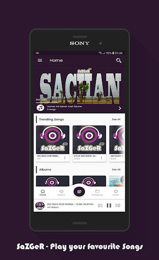 SaZGeR - Listen and download Baluchi songs screenshot 2