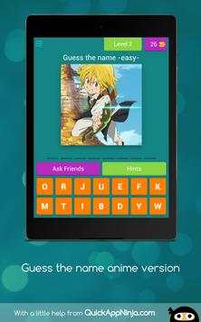 Guess the name anime version screenshot 10