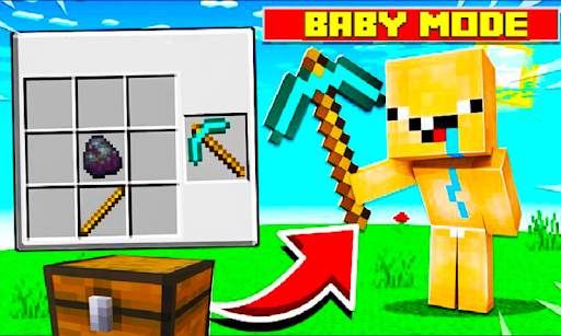 Mod Baby Mode for Minecraft PE screenshot 1