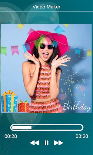 Birthday Effect Video Maker with Song and Name screenshot 6