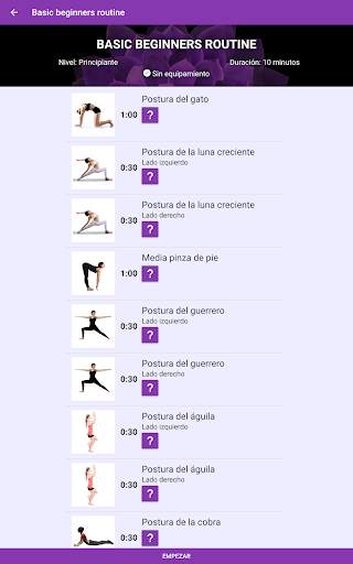 Yoga en casa - Videos y rutinas gratis en español screenshot 13
