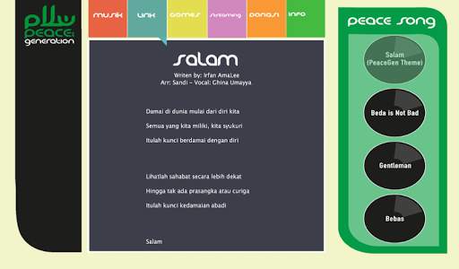 Peace Songs screenshot 3