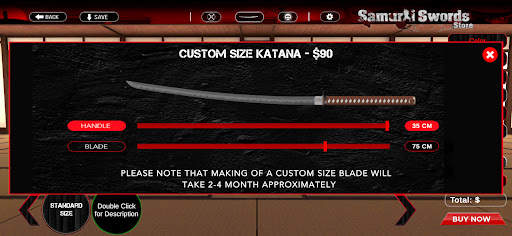 Samurai Swords Store screenshot 8