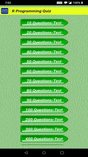 R Programming Quiz screenshot 1