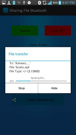 Sharing File Bluetooth screenshot 4