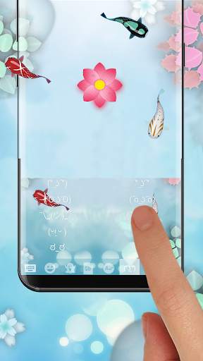 Koi Fish Keyboard Skin स्क्रीनशॉट 3