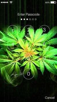 Marijuana Ganja App Lock Screen screenshot 2