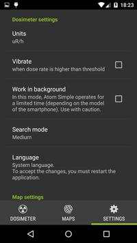 Radiation detector Atom Simple screenshot 4