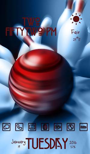 Patti Bills DarkRed Icon Pack screenshot 1