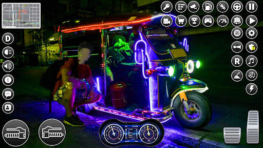 Auto rickshaw driving game 3d screenshot 4