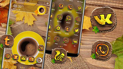 Autumn Coffee Theme Launcher screenshot 1
