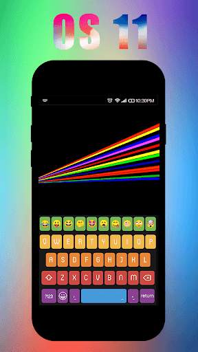 Rainbow Keyboard स्क्रीनशॉट 1