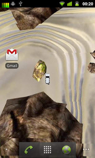 3D Car Racing Rocky Landscape screenshot 2
