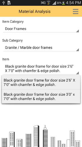 Material Analysis screenshot 5