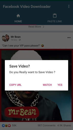 Videos downloader for facebook screenshot 3