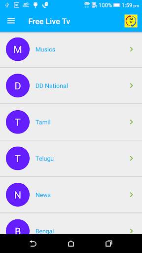 Android Live TV screenshot 3