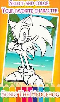 Advance Coloring book For Sonic Hero Dash screenshot 2