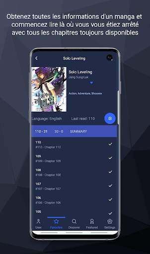 Manga UP! lecteur gratuit screenshot 2