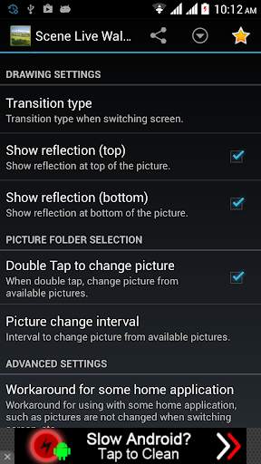 Scene Live Wallpaper screenshot 5