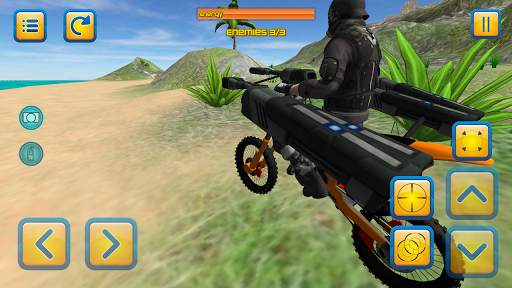 Motorbike Beach Fighter 3D screenshot 14