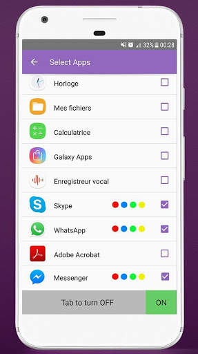 Lanterna colorida do telefone Color Call Flash led screenshot 2