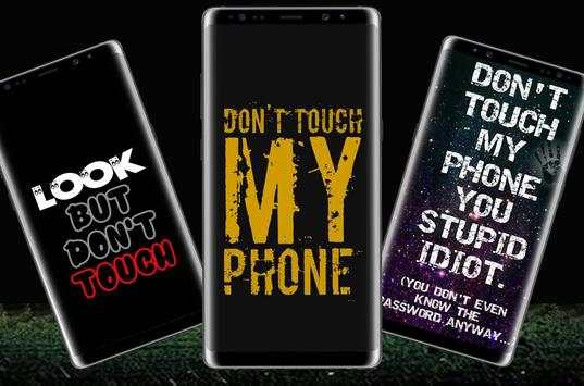Don't Touch My Phone Wallpapers HD 4K 2020 😈😡 screenshot 2