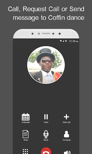 Call from Coffin Dance - Meme simulated messaging screenshot 2