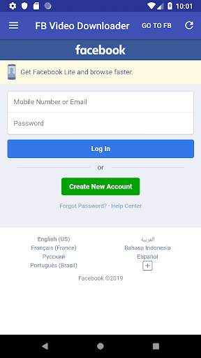 Video Downloader for Facebook 2019 screenshot 4