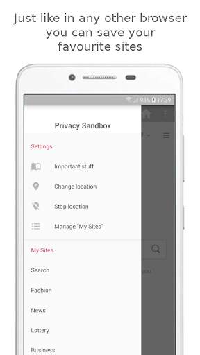 Privacy Sandbox Web Browser screenshot 5
